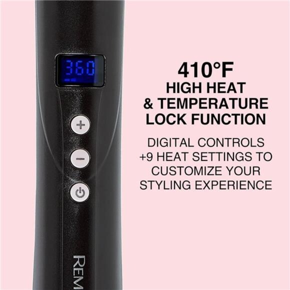 Remington CI9538 Pro 1"-1.5" Pearl Ceramic Conical Curling Wand, Digital - Picture 6 of 7